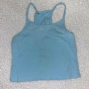 Blue tank top